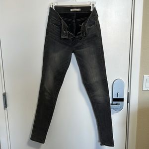 Levi’s 710 Skinny jeans, Size 27, color grey